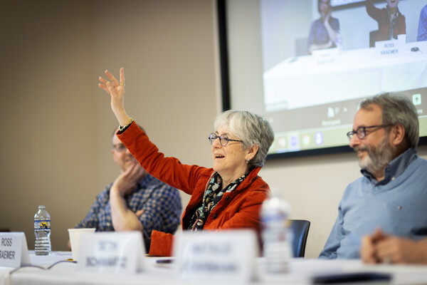 Panelists at a conference.