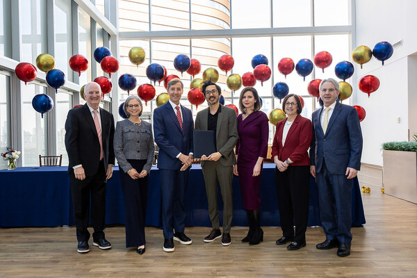 Kevin Mahoney, Jennifer Kogan, J. Larry Jameson, Rod and Marti Speranza Wong, Lisa Bellini, and Jonathan Epstein.