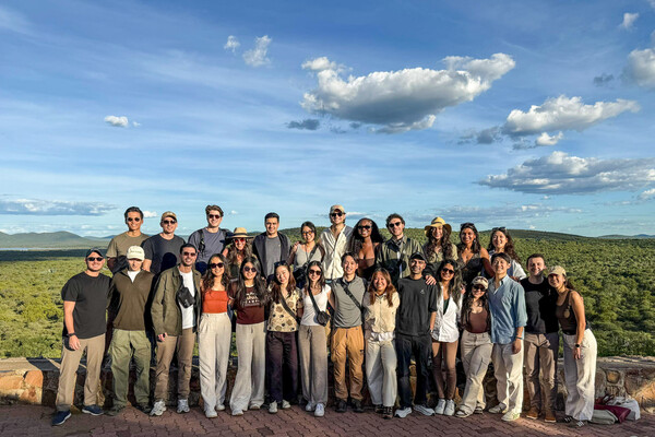 Students at the Mokolodi Nature Reserve in Gaborone, Botswana.
