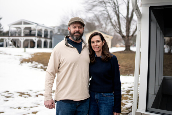 Dennis Massimo and his sister Lauren Massimo.