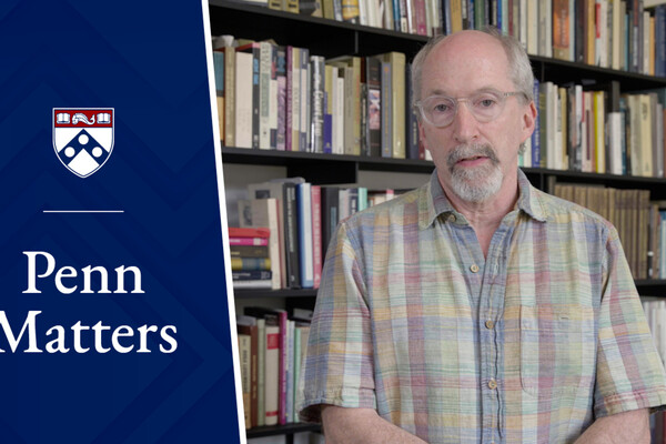 Ben Nathans in his office at the University of Pennsylvania.