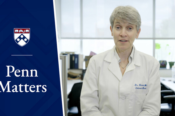 Nicky Mason in her lab at the University of Pennsylvania.
