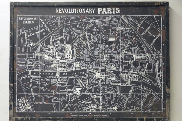 A map of Revolutionary Paris