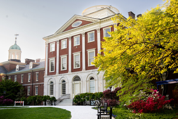 The facade of the Pennsylvania Hospital.