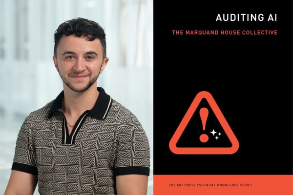 Danae Metaxa and the cover of their book “Auditing AI”
